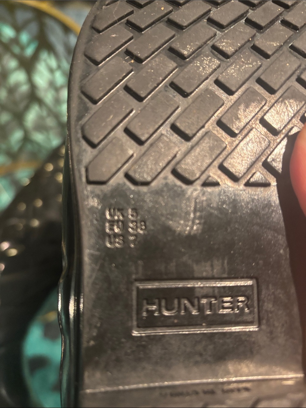 Hunter Quilted Tall Black Women's Rubber Boots - Brand: - Picture 4 of 4